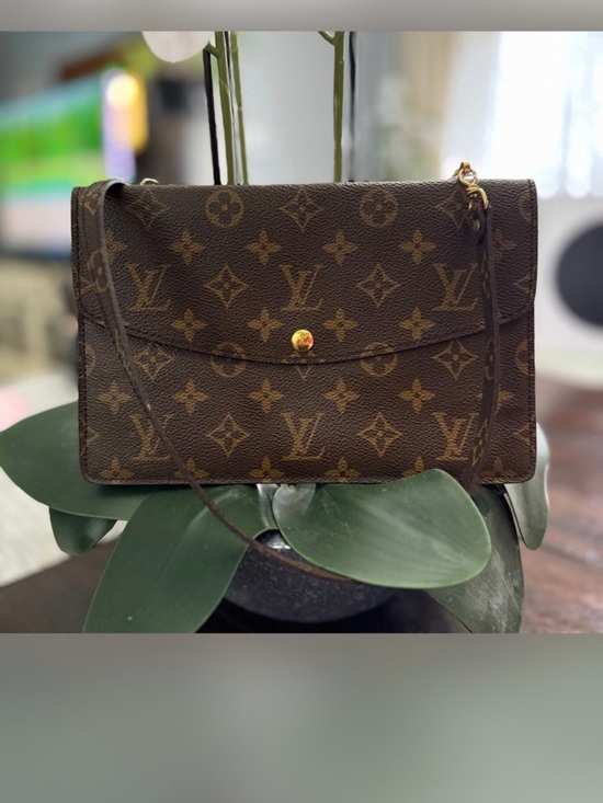 Louis Vuitton Handbags - Louis Vuitton Monogram Pochette Double Rabat Clutch Bag